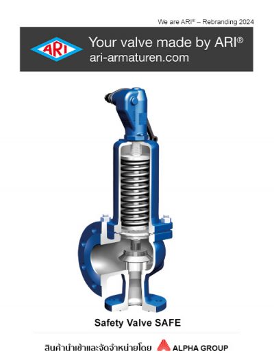 จำหน่ายวาล์วนิรภัย Safety Valve พร้อมส่ง วาล์วนำเข้า คุณภาพสูง