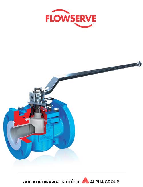 จำหน่าย FLOWSERVE Plug Valve Type T4E1 ทนต่อการกัดกร่อนได้สูง