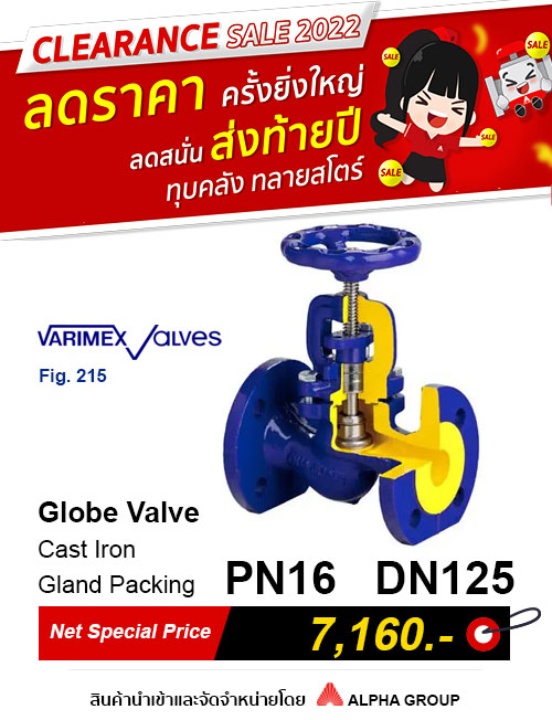 ลดราคา globe valve