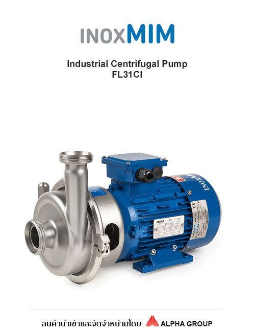 INOXMIM - Industrial Centrifugal Pump model FL31CL