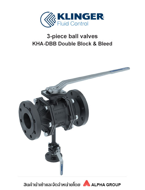 ball valve DOUBLE BLOCK & BLEED