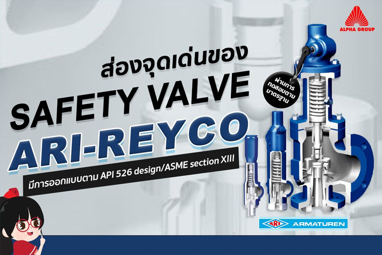 safety valve วาล์วนิรภัย เพื่อ ระบายแรงดันได้อย่างแม่นยำ