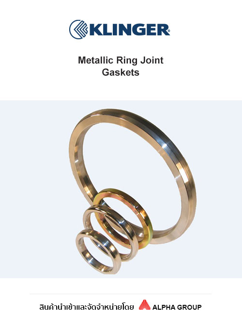 Alpha Group Company จำหน่ายปะเก็นวงแหวน KLINGER Metal Ring Joint Gasket