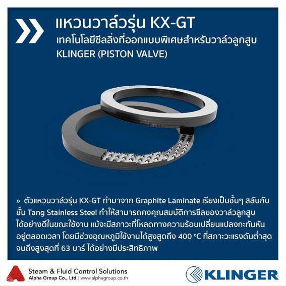 แก้ปัญหาวาล์วรั่วที่เกิดจาก Thermal shock เมื่อในระบบมีไอน้ำกลั่นตัว ด้วย Piston Valve ของ Klinger รุ่น KVN