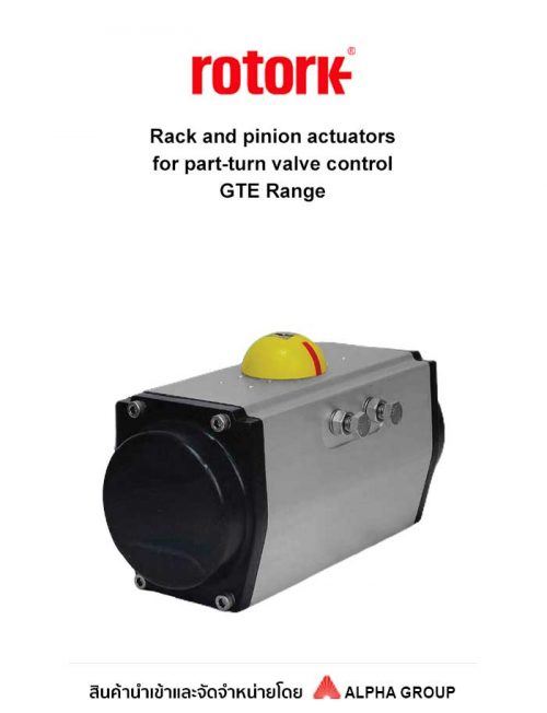 Rotork GTE Pneumatic Rack & Pinion Actuator
